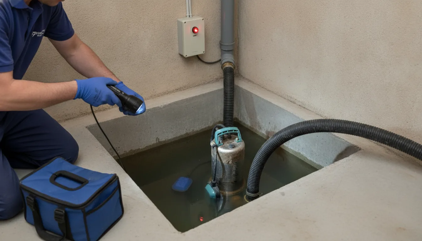 Dépannage pompe de relevage Châteaulin – problème / diagnostic